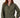 blouse with flower structure | moss green