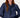 denim blouse with bow | dark denim