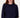 jog fabric top with puff sleeves | navy