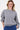 jacquard fabric sweater | navy
