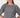 pinstripe puff sleeve top | anthracite gray