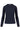 basic rib round neck top with stretch | navy