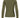 basic rib V neck top with stretch | moss green