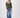 basic rib V neck top with stretch | moss green