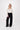 polka dot blouse | off white / black