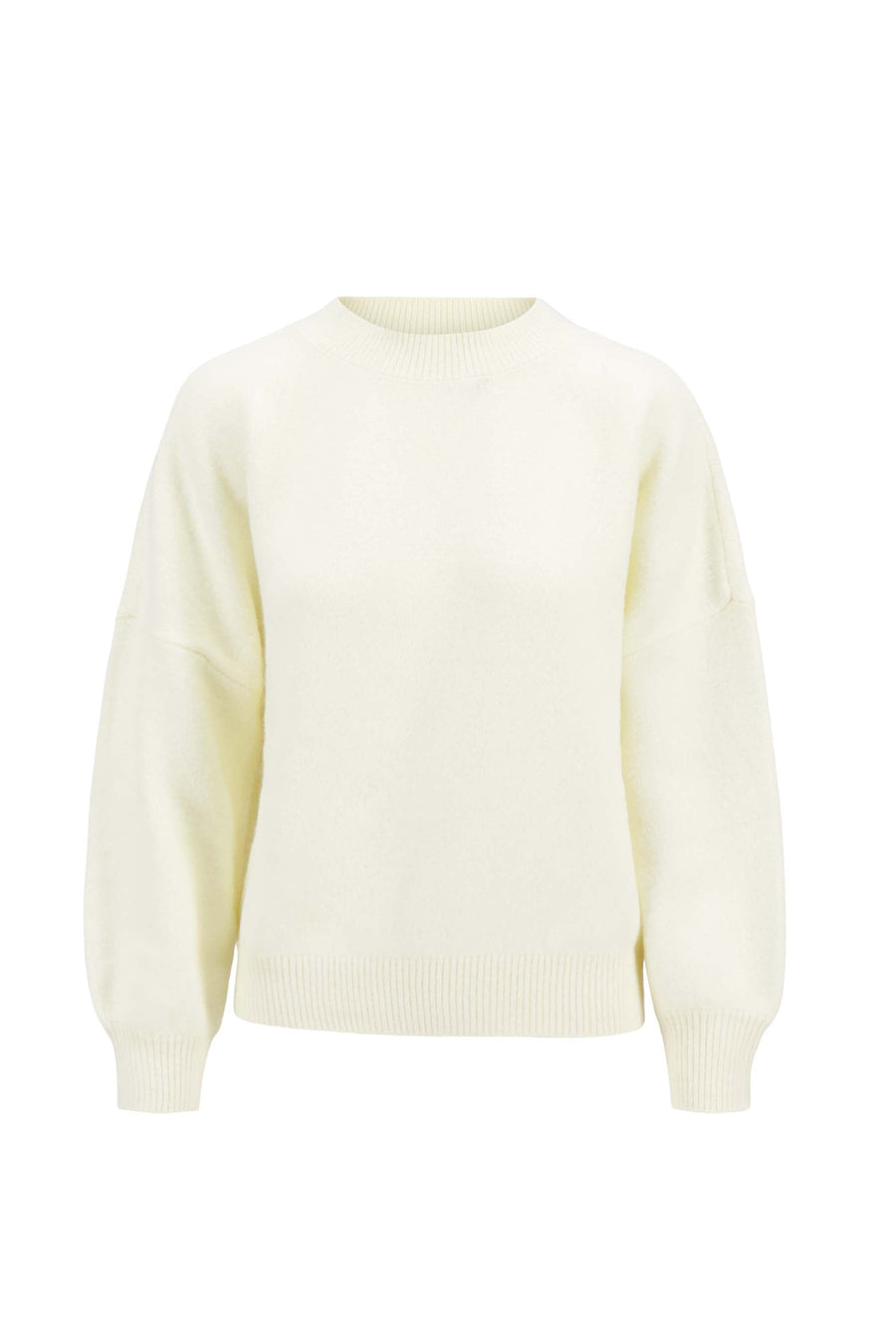 sweater with heart detail | off white