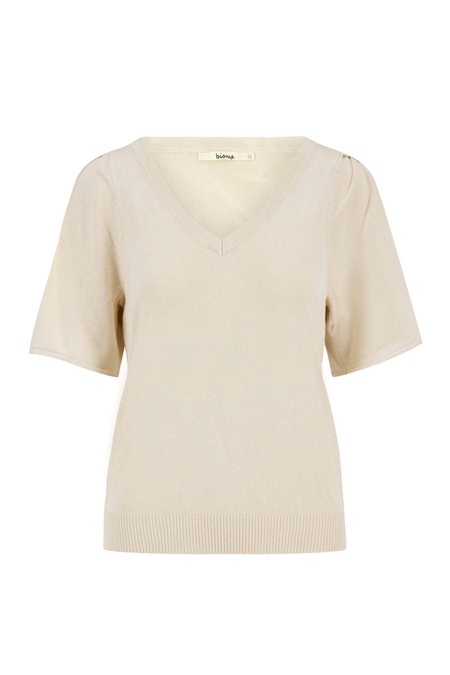 sweater with butterfly sleeve | off white