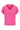 fine-knit top with v-neck | bright pink