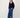 v-neck sweater with cable | night blue