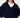 v-neck sweater with cable | night blue