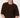 fluffy sweater with round neck | chocolate brown