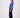 fluffy sweater with round neck | sporty blue
