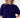 round neck fluffy sweater | night blue
