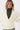 wrap sweater in fluffy yarn | off white