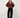 wrap sweater in fluffy yarn | mid brown