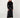 fine knit sweater with rhinestones | black