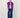 teddy gilet short | mid purple