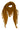 scarf in crincle cotton with tassels | camel
