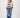 knitted scarf with cables | navy / kit