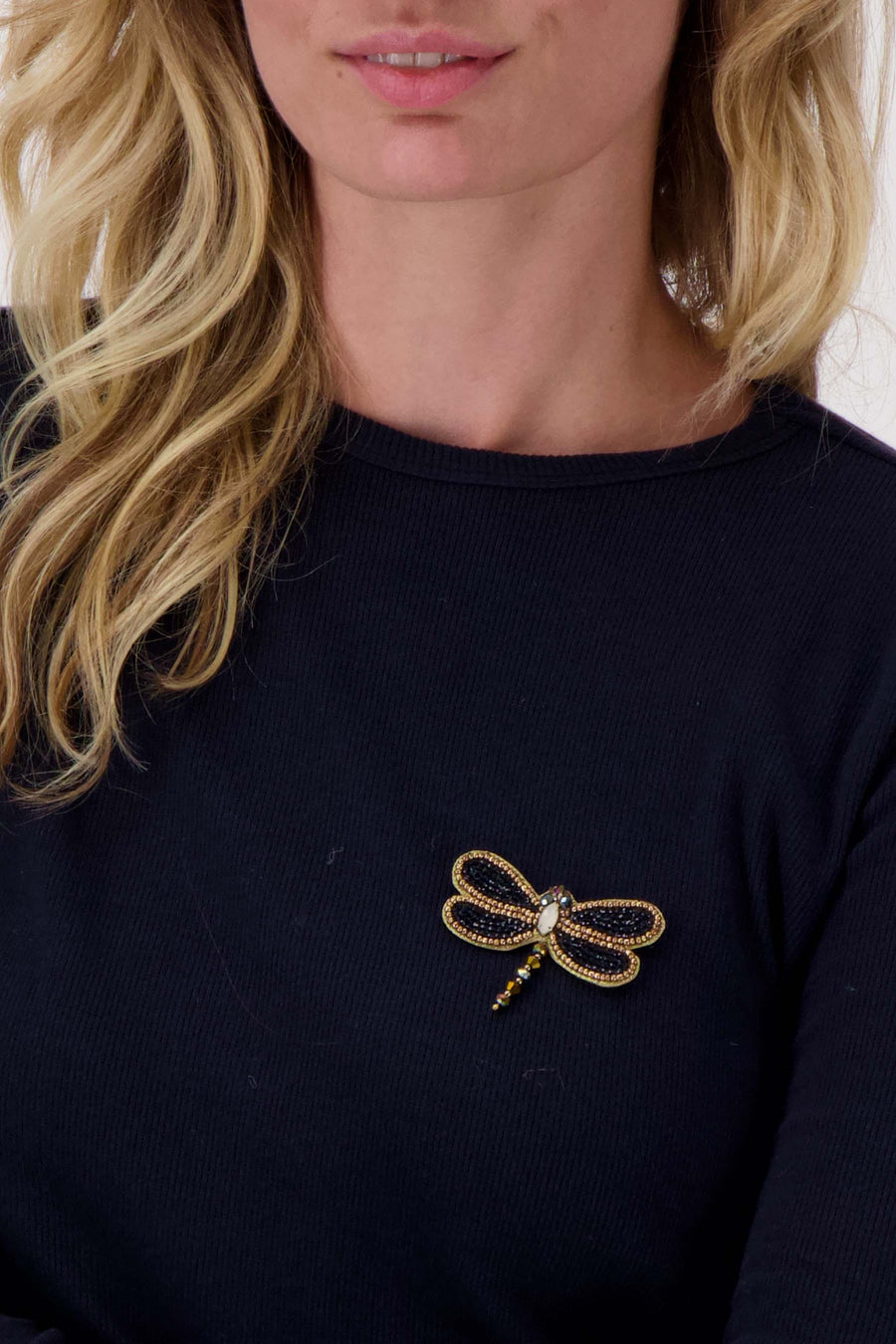 dragonfly brooch | night blue