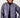 jacquard sheen jacket | night blue