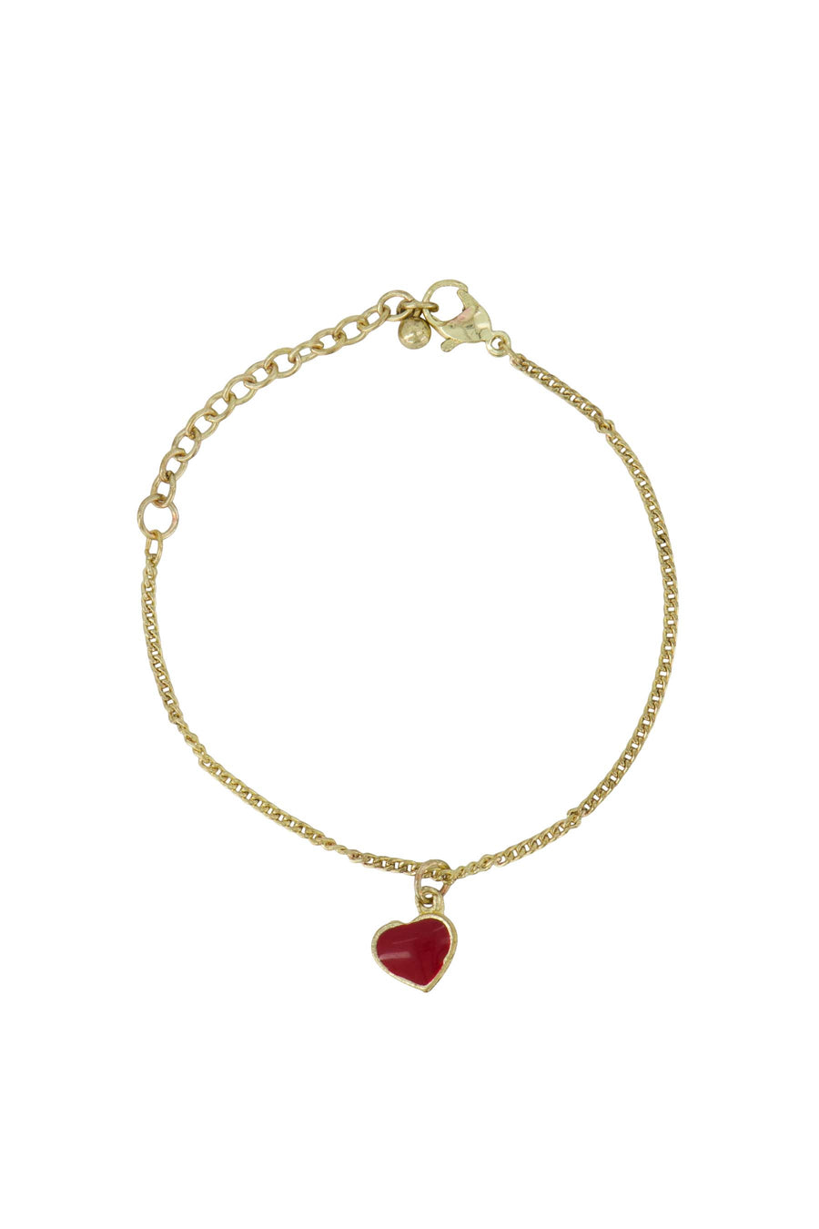 red hearts bracelet gold | gold