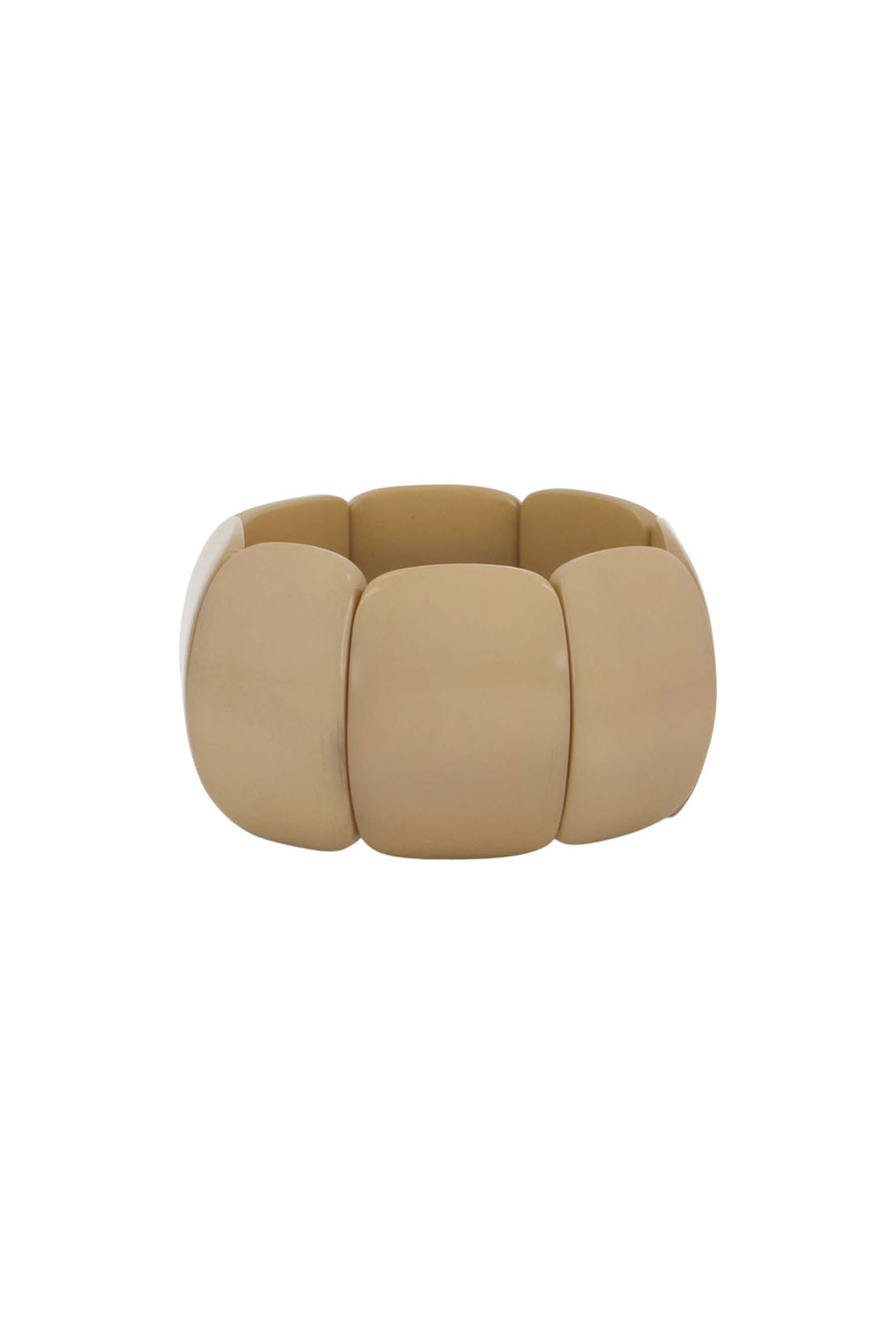 wide elastic beaded bracelet | humus