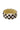 wide block bracelet | black