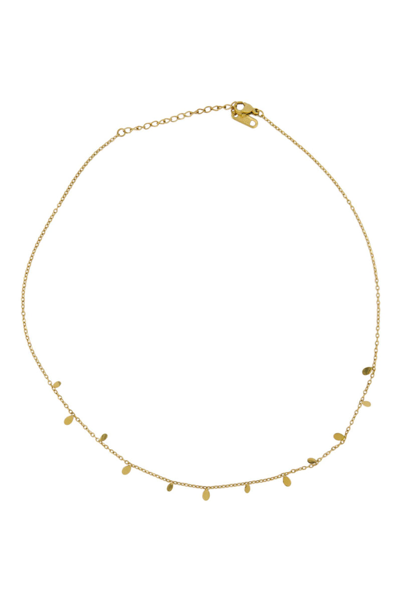 necklace with drops | gold