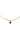 necklace with red heart | classy red / gold