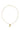 necklace with flower charm | gold
