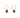 earrings with rose | classy red / gold