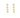 earrings with 4 hearts | gold