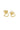 earrings with textured hearts | gold
