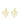 petal earrings | gold