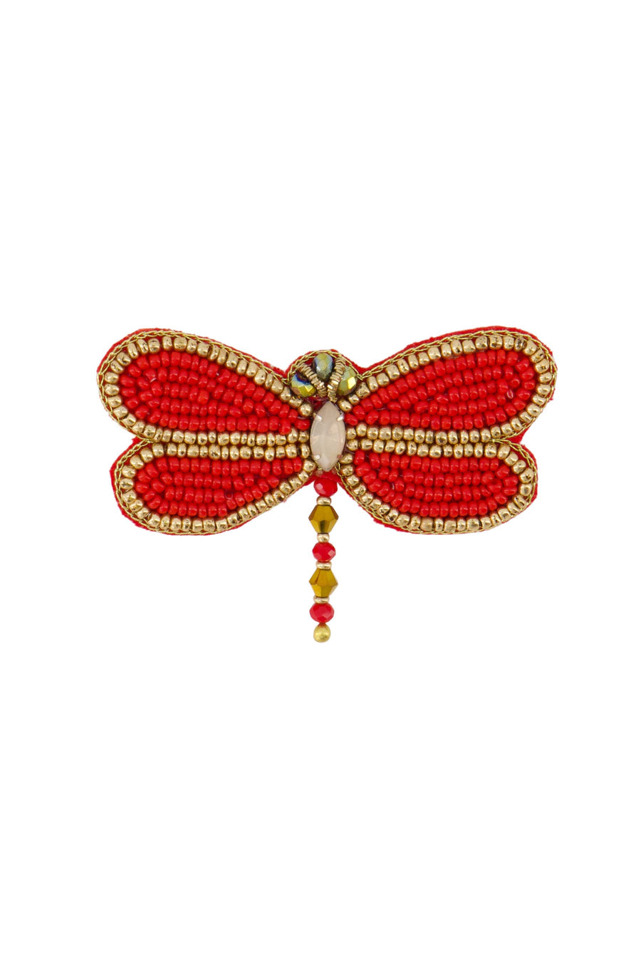 dragonfly brooch | rio red