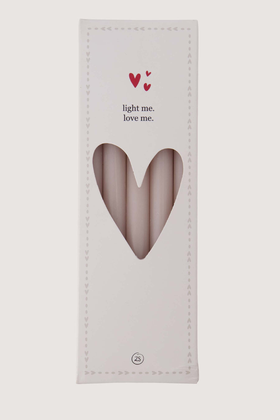 doosje met 10 smalle kaarsjes | zand