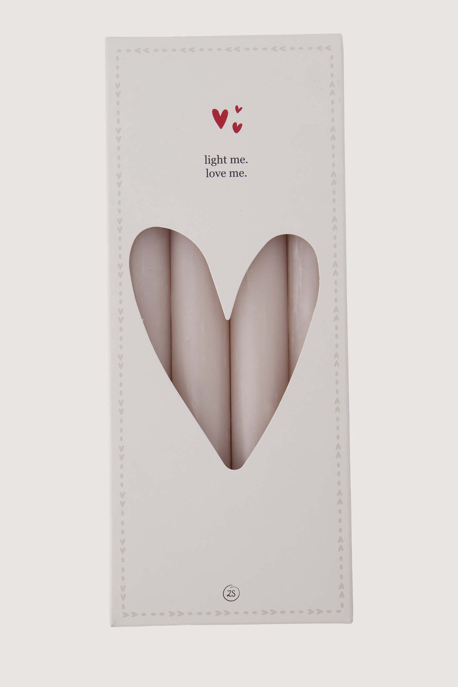 set of 4 rustic candles 20cm | sand