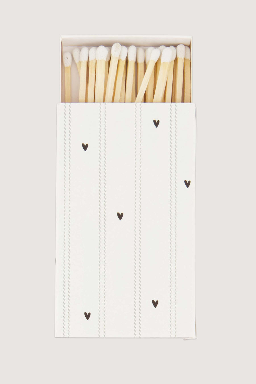 matches stripes / hearts | sand / anthracite gray