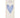 box with 10 narrow candles 17cm | light blue