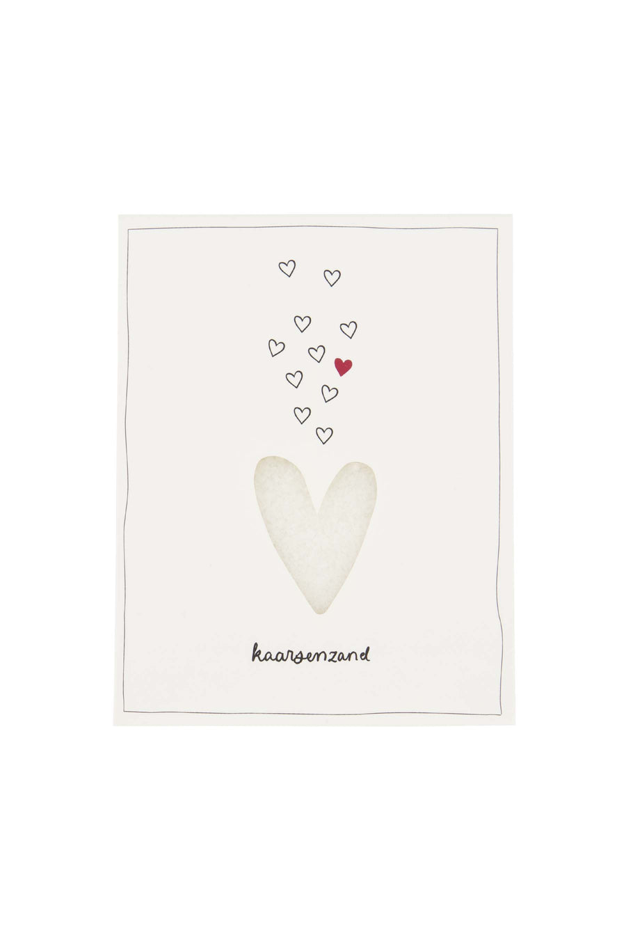 candle sand in box white | white