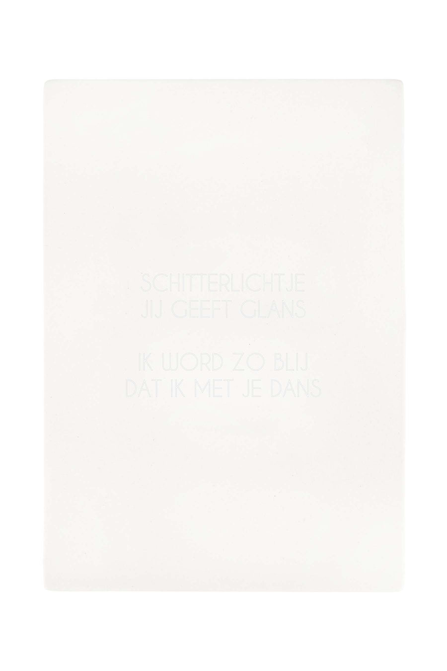 tea light holder sparkle light | white