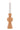 ceramic candlestick with bulge | powder pink