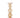 candlestick glass convex L | brown