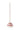 candlestick ceramic cake white/pink | white/pink