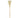 candlestick metal heart M gold | gold