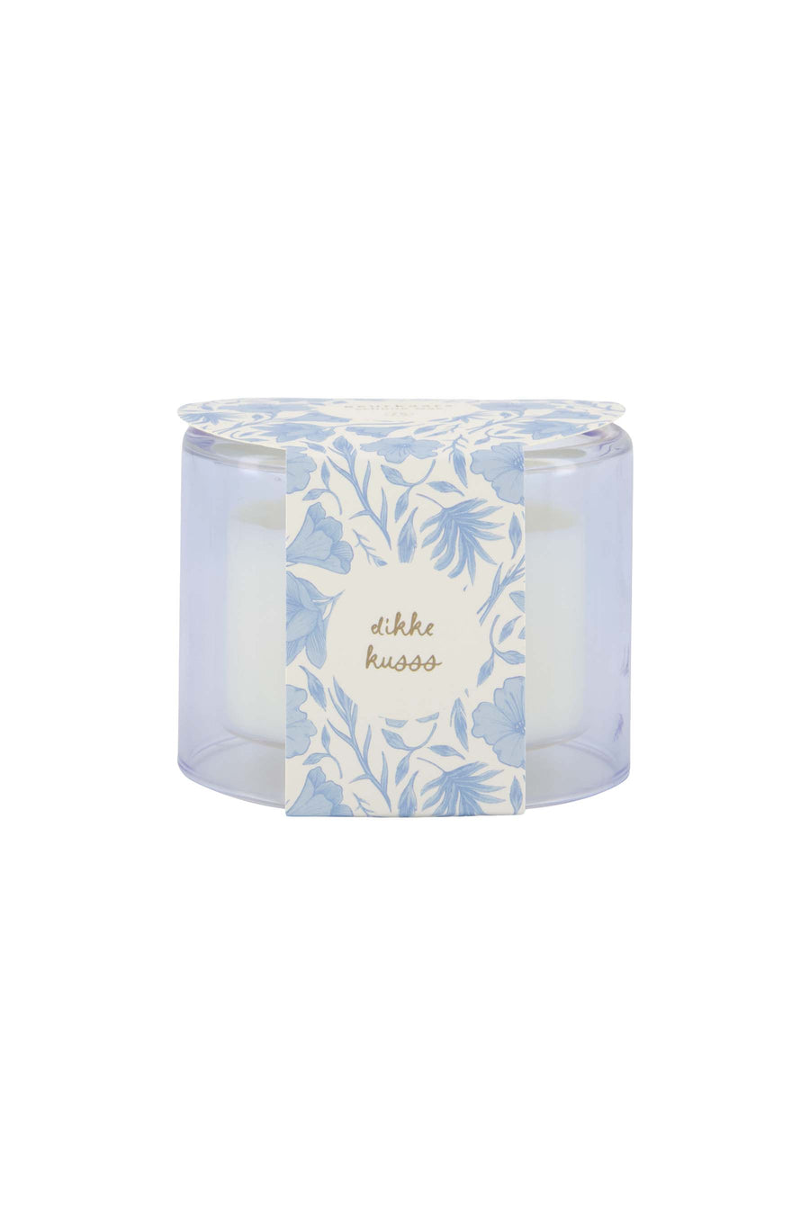 scented candle glass M | blue
