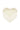 scented candle ceramic heart shape | white