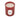 scented candle glass love red | red