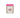 scented candle in wrapper kiss white/pink | white/pink